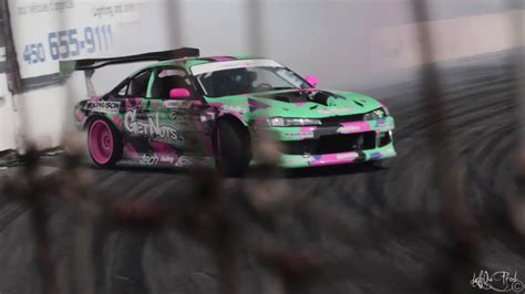 Alec Hohnadell Leading Forrest Wang Formula Drift Canada World 2015