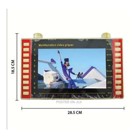multifunctional rechargeable portable hd video player realkaizen