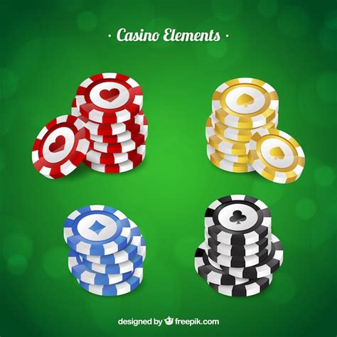 Casino chips collection Vector | Free Download