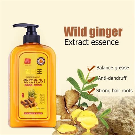 King Of Ginger Shampoo Fast Regrowth Hair Thick Anti Hair Loss Anti