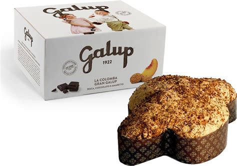 Galup Colomba Pasquale Con Pesca Candita Gocce Di Cioccolato E