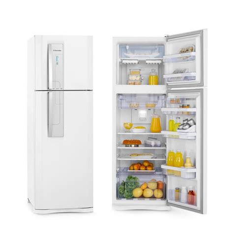 Geladeira Electrolux Branca Duas Portas Frost Free L Inox V Df