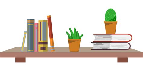 Книги Лавица За Растения - Безплатни векторни графики в Pixabay
