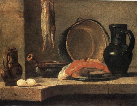 Still Life Of Kitchen Utensils C C Jean Baptiste Simeon