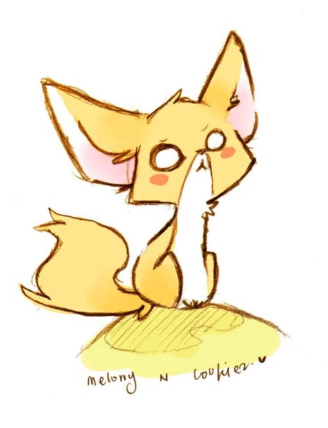 Little Fennec Fox Fox Art Cute Fox Drawing Fennec Fox