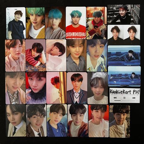 Bts Suga Yoongi Photocard Set Orul Dark Wild Love Yourself Her Tear