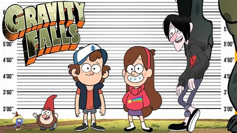 Gravity Falls Size Comparison Character Heights Youtube