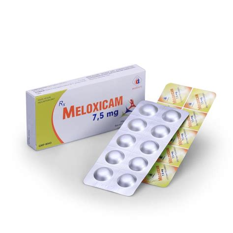 Thuốc kháng viêm Meloxicam 7 5 mg DOMESCO hộp 20 viên