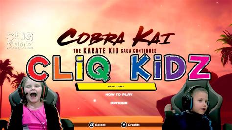 CLiQ KiDZ Join Miyagi Do In Cobra Kai On Nintendo Switch 2 Player YouTube