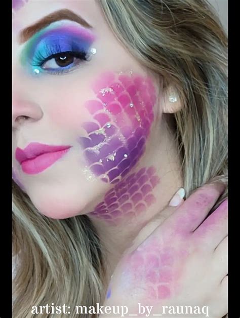 Mermaid Scales Makeup Stencil Stencil 1