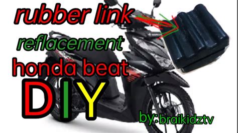 Honda Beat Paano Mag Palit Ng Rubber Link DIY Mentainance YouTube