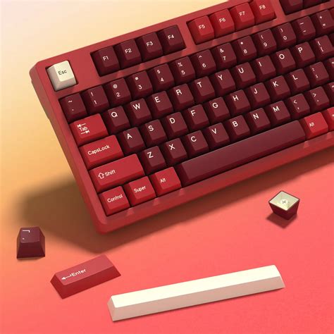 KBDiy GMK Jamon Keycap Cherry Profile Double Shot PBT ISO Keycaps For