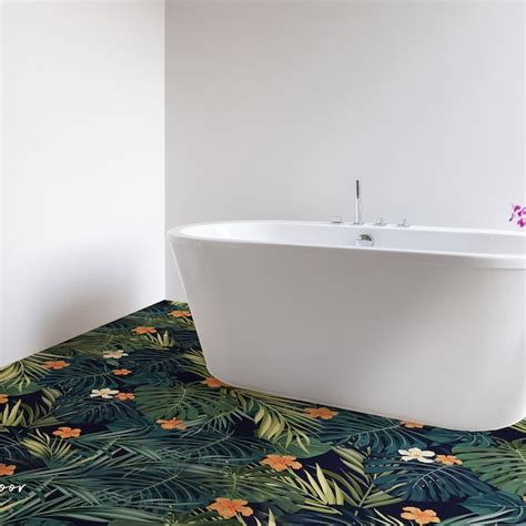 Tropical Vinyl Flooring Etsy