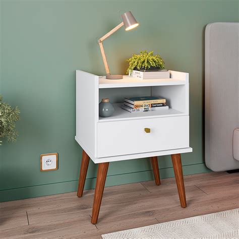 Mesa De Luz Cajon Aroma Fiorello Blanco Abba Import Export