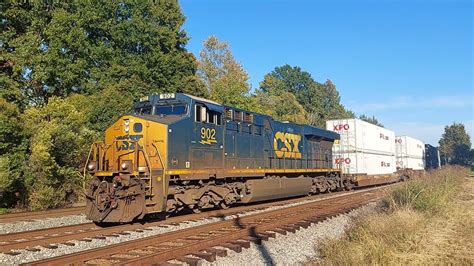 Csx I Headed Southbound Monroe Nc With Csxt In The Lead