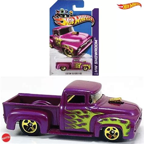 Hot Wheels Ford F Custom Pickup Roxa Novo Lacrado Frete Gr Tis