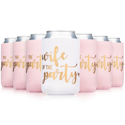 Prazoli Wife Of The Party Bachelorette Can Coolers 12 Pack Etsy