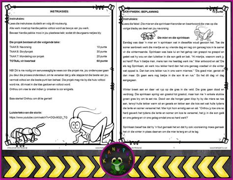 projek graad  afrikaans huistaal kwartaal   klankpret