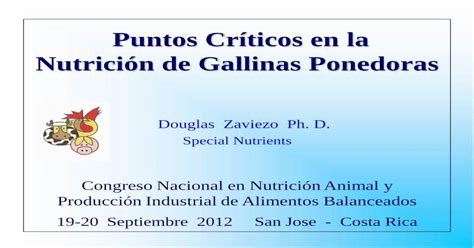 Puntos Cr Ticos En La Nutrici N De Gallinas Ponedoras Huevos Fr Giles