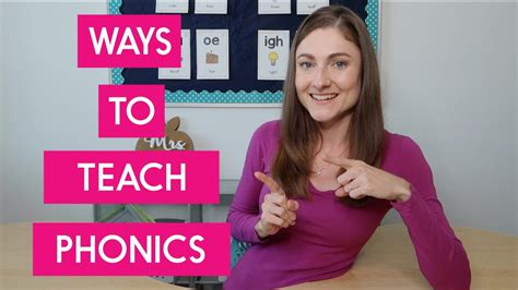 The Main Phonics Teaching Methods YouTube