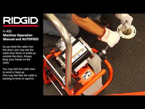 K 400 Drum Machine RIDGID Tools