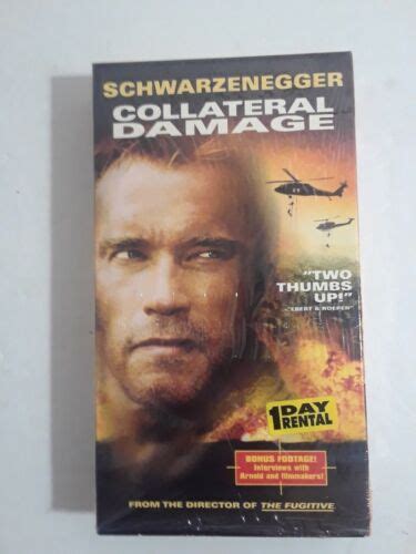 Collateral Damage Vhs Movie Arnold Schwarzenegger Ebay