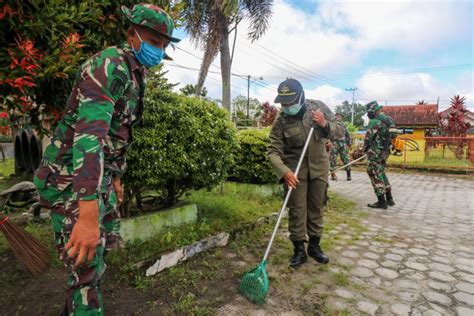 Apel Gabungan Karya Bhakti Korem Pjg Dalam Rangka Hut Kodam Xii Tpr