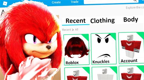 Making Knuckles Sonic The Hedgehog 2 A Roblox Account Youtube