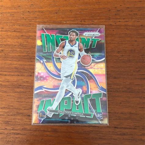 Panini Prizm Jonathan Kuminga Instant Impact Prizm Rookie