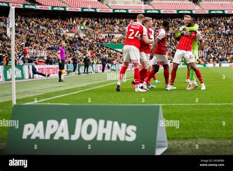 Michael Ihiekwe Of Rotherham United Celebrates After Scoring During The