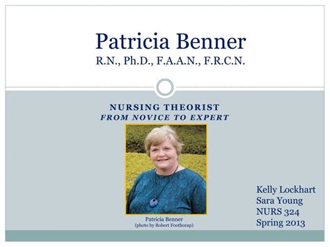 😎 Patricia benner educational background. Patricia Benner Novice to ...