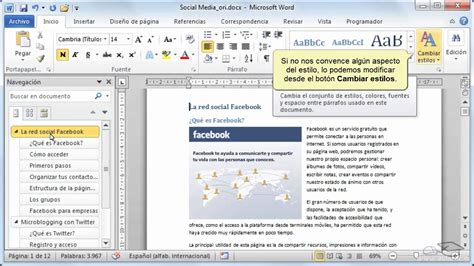 Curso De Microsoft Word 2010 7 1 Aplicar Estilos Para Formatear Y