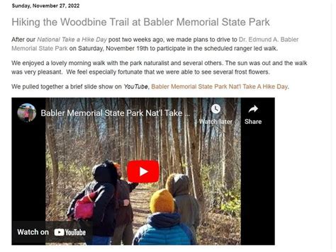 Hiking The Woodbine Trail At Babler Memorial State Park State Parks