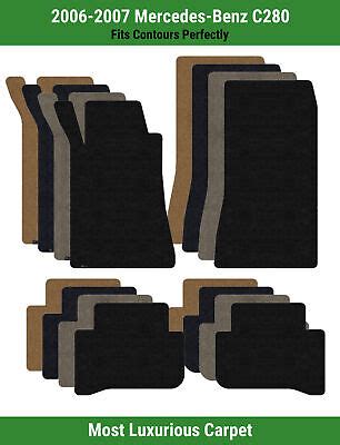 Lloyd Luxe Front Rear Row Carpet Mats For Mercedes Benz