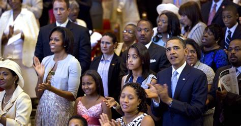 Obama Attends Easter Service At Historic Church