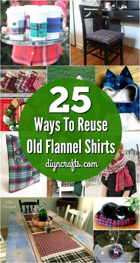 25 Creative Ways To Reuse And Repurpose Old Flannel Shirts DIY Crafts