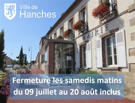 Fermeture De La Mairie Ville De Hanches