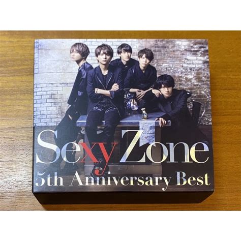 保留中 Sexy Zone 5th Anniversary Best 初回b 2cddvd 專輯 日版 蝦皮購物