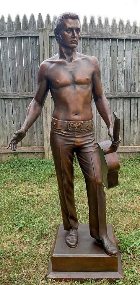 Lot Detail Eric Vernon Parks Original Bronze Statue Of Elvis Presley