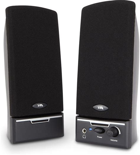 Amazon Co Jp Cyber Acoustics 4 Watt 2 0 Computer Speaker System