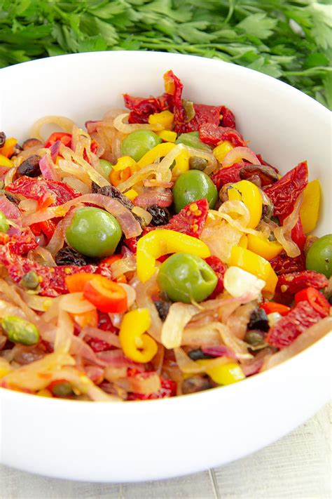 BaccalÀ Salad Sicilian Way Recipe With Olives And Sweet Peppers