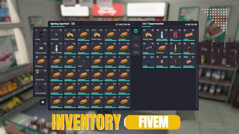 Fivem Inventory With Decay Best Inventory Script For QBCore FiveM