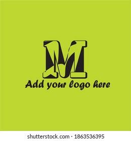 M T Monogram M T Crossed Stock Vector Royalty Free