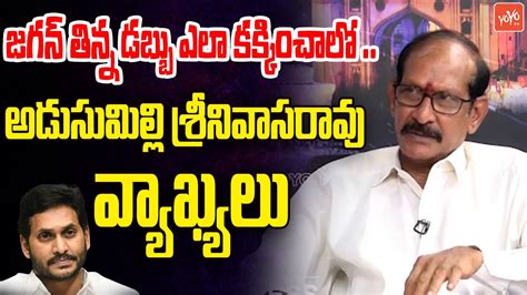 Analyst Adusumilli Srinivas Rao Reveals Facts About Ys Jagan Ap