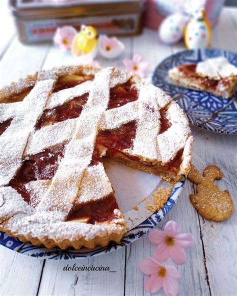 MonicaT Su Instagram CROSTATA Con Frolla Agli AMARETTI Una Frolla