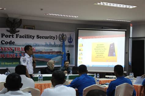 PTP Ikutkan Personel Satpam Training Port Security Guard PT Putra