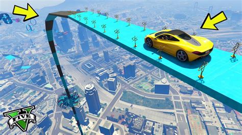 GTA 5 ONLINE MEGA RAMPA T20 GARE PARKOUR N 487 GTA 5 ITA