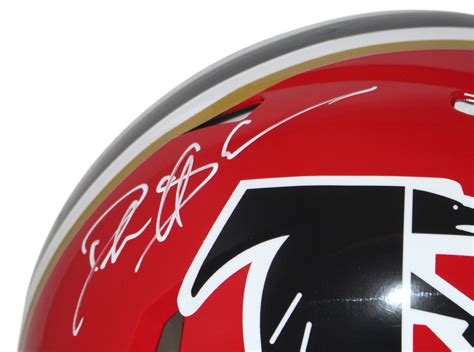 Deion Sanders Autographed Atlanta Falcons Authentic TB Speed Helmet BAS ...