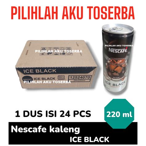 Jual Kopi Nescafe Kaleng Ice Black Can Ml Harga Dus Isi