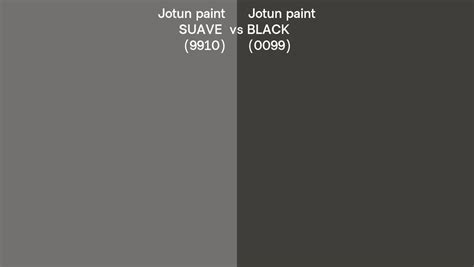 Jotun Paint Suave Vs Black Side By Side Comparison